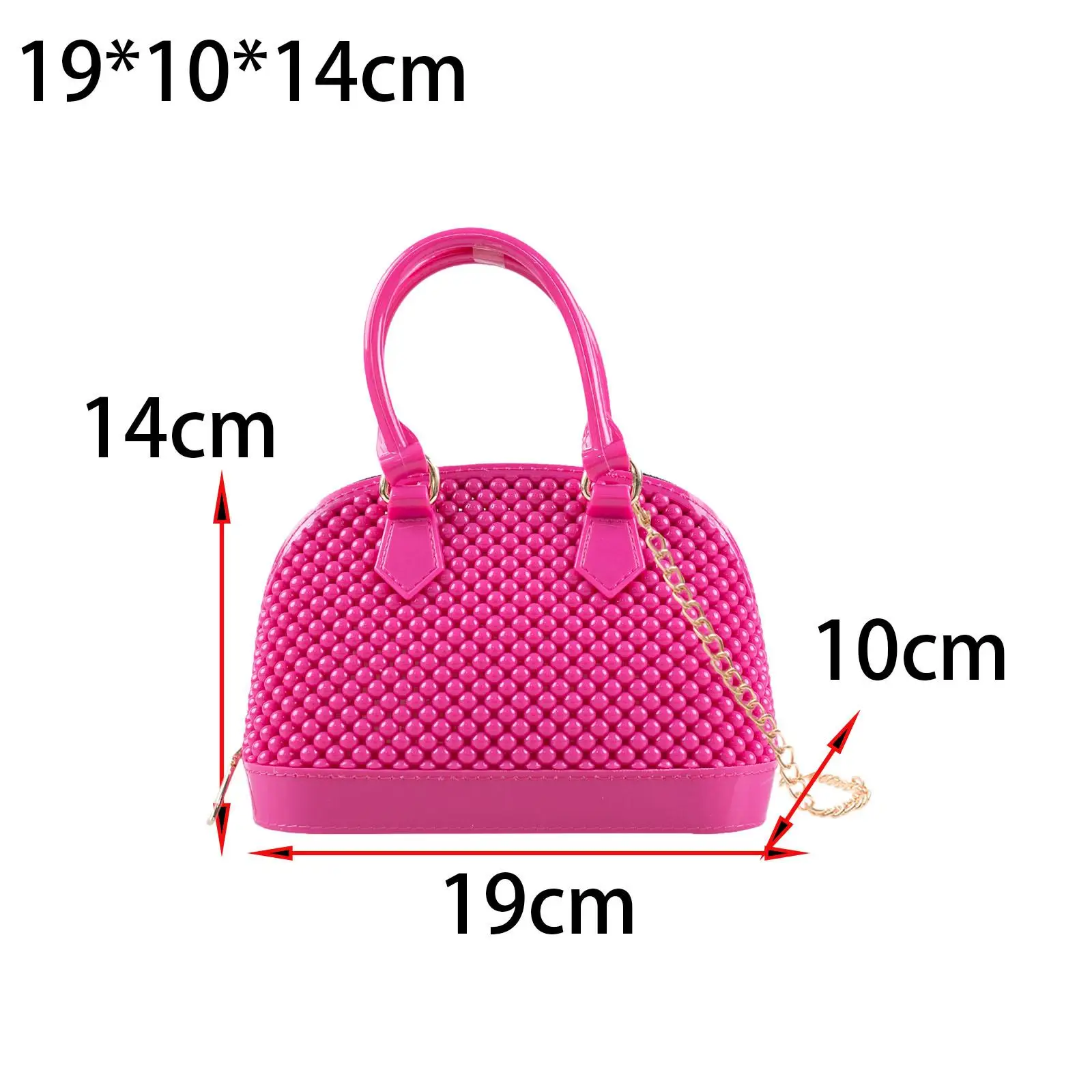 Women Handbag PVC Trendy Crossbody Bag for Shopping Business Events Office