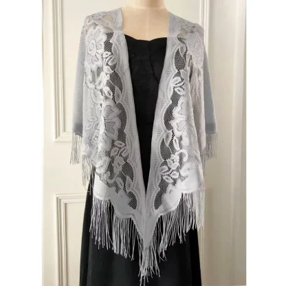 Lightweight Tassels Scarf For Mom - Image 4