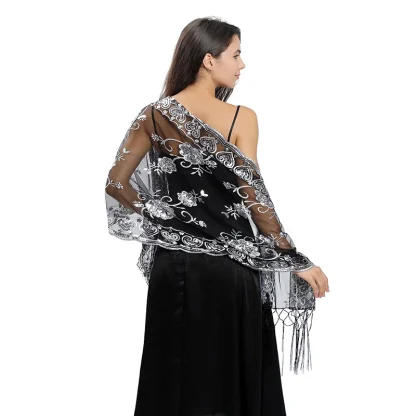 Luxury Sparkly Scarves For Mom - Image 3