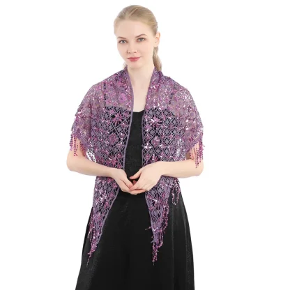 Floral Pattern Scarf For Mom - Image 15