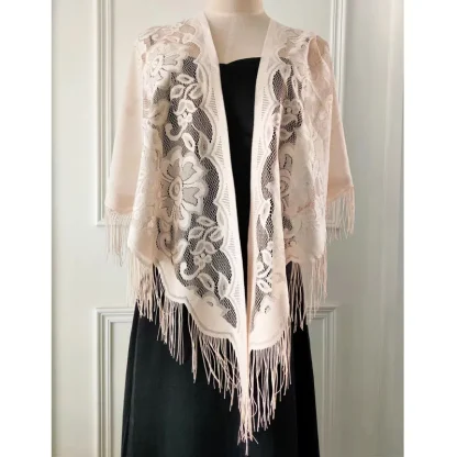 Lightweight Tassels Scarf For Mom - Image 7